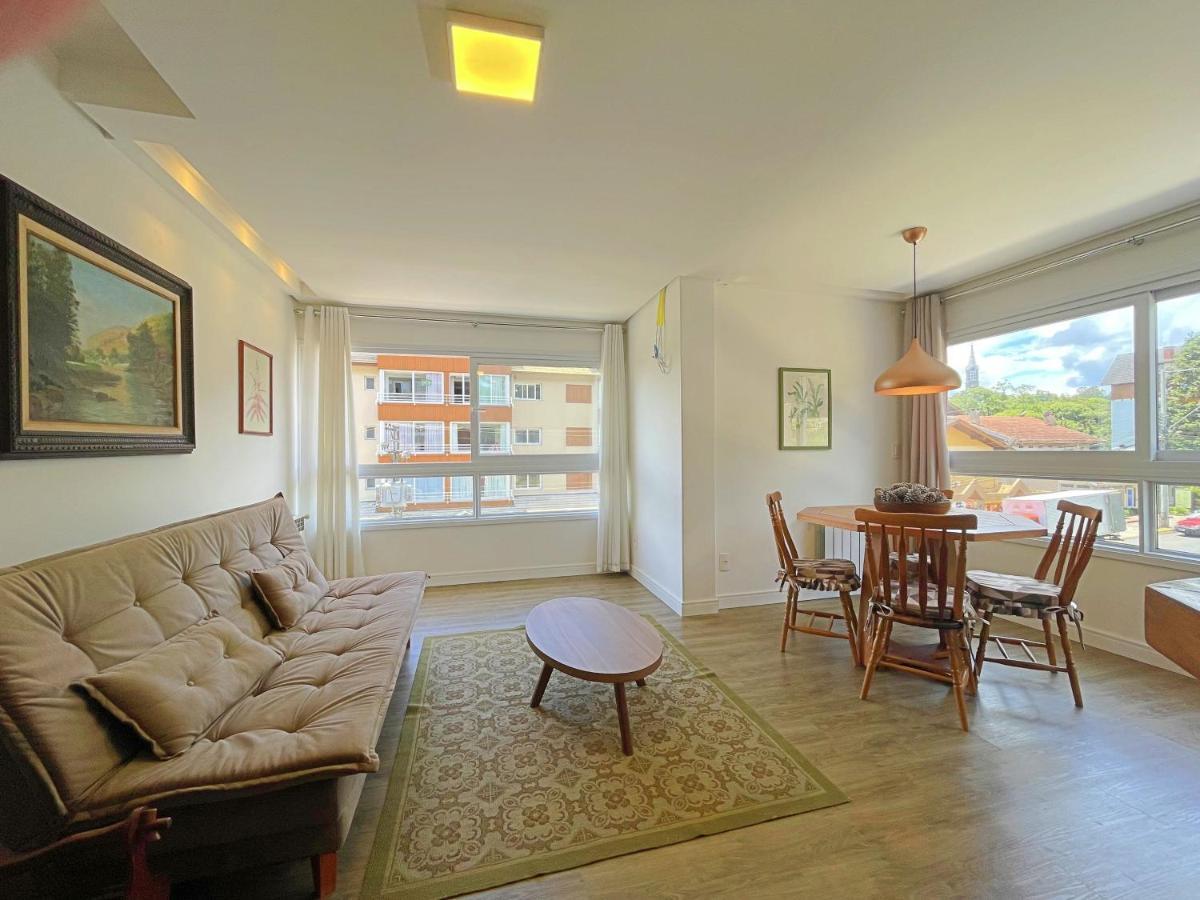 No Coracao De Gramado, A 350M Da Rua Coberta! Apartamento Exterior foto